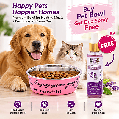 Premium Bowl-Pink (750 ml)- Medium