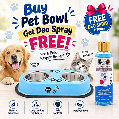 Two-in-One Stainless Steel Pet Bowls –500ml Two-in-One Stainless Steel Pet Bowls –500ml