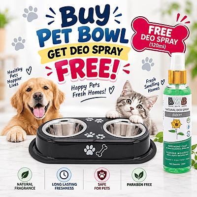 Two-in-One Stainless Steel Pet Bowls –500ml Two-in-One Stainless Steel Pet Bowls –500ml
