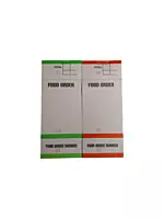 Pack of 10 63mm x 152mm Assorted Coloured Strip Restaurant Service Pads (PAD84)