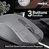 Frontech MS-0103 – Wired optical mouse with 1000 DPI, ergonomic design, and smooth tracking for precise and comfortable daily use.