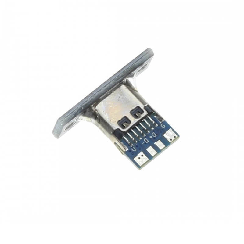 USB 3.1 Type-C 4 Pin Female Connector With Data And Charging Port – Panel Mount