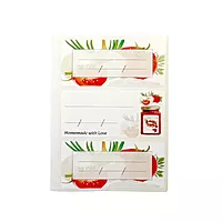 Pack of 12 Chutney Jar Labels 34x75mm