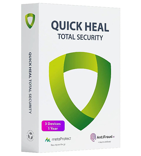 Quick Heal Total Security Antivirus, 3 User Pack