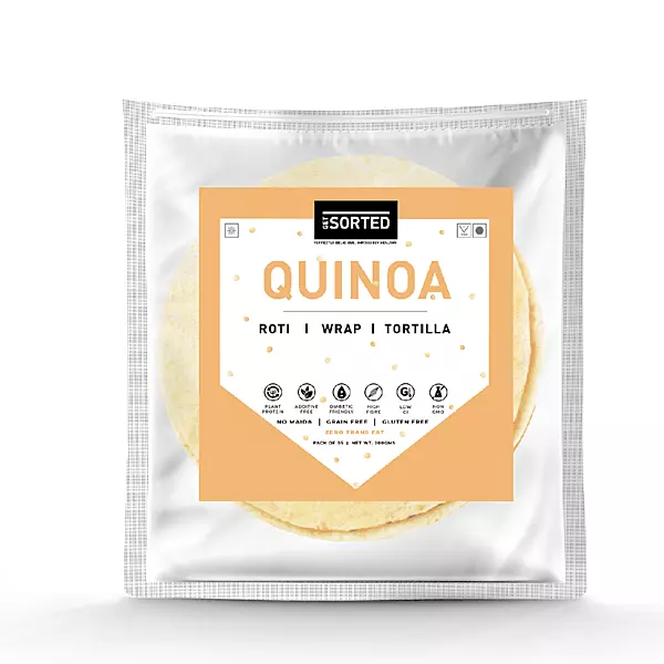 Quinoa Roti (Pack Of 5) | 10.4 Gms Net Carbs