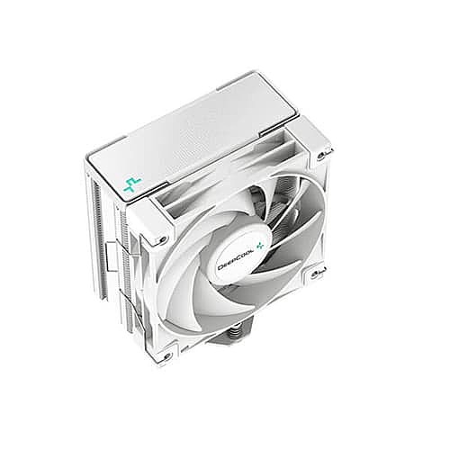 Deepcool AK400 CPU Air Cooler (White) – 120mm PWM Fan | 4 Heat Pipes | 66.47 CFM