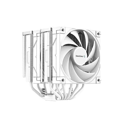 DeepCool AK620 CPU Air Cooler (White) – Dual Tower | 120mm PWM Fans
