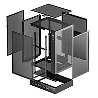 DeepCool CH170 Digital Black Mini Tower Case – Compact ITX | USB-C | High Airflow