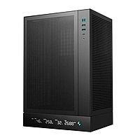 DeepCool CH170 Digital Black Mini Tower Case – Compact ITX | USB-C | High Airflow