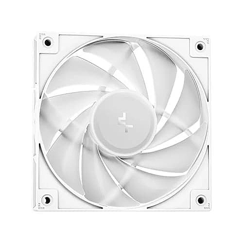 DeepCool LE240 V2 ARGB Liquid Cooler (White) – 240mm AIO | Dual 120mm Fans
