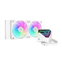 Deepcool LT240 WH ARGB (White) – 240mm AIO Liquid CPU Cooler | Infinity Mirror