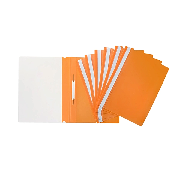 Pack of 12 Orange A4 Project Folders by Janrax