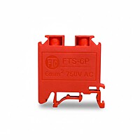 6 mm² Red Polyamide Terminal Block (32 Amp)|FTS-6P