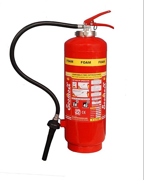 Refilling of 45kG DCP Trolley Type Fire Extinguisher