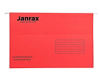 Pack of 50 Red Foolscap Suspension Files