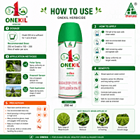 Dhanuka ONEKIL® 10% EC Herbicide (Quizalofop Ethyl 4% + Oxyfluorfen 6% EC) | Vetrivel Agro Services