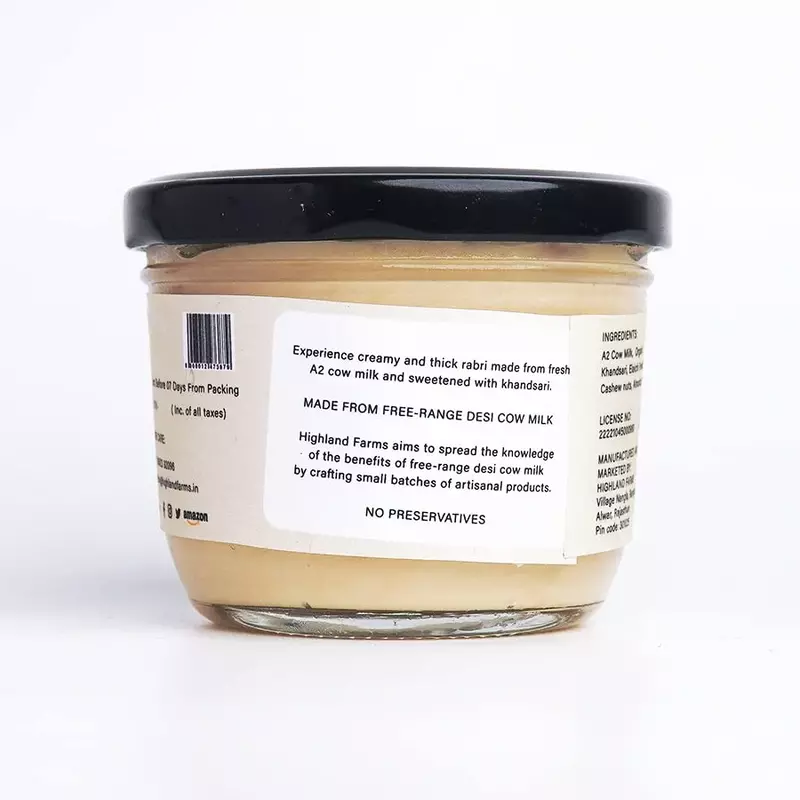 Rabri A2 Cow Milk Dry Fruit - Highland Farms