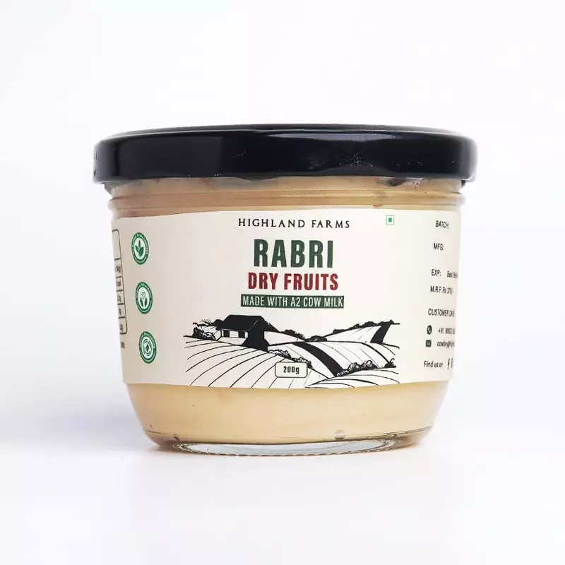 Rabri A2 Cow Milk Dry Fruit - Highland Farms