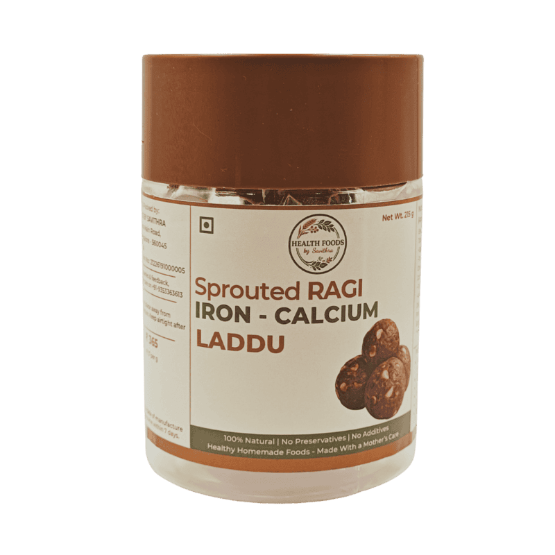 Sprouted Ragi Iron-Calcium Laddu (215 g)