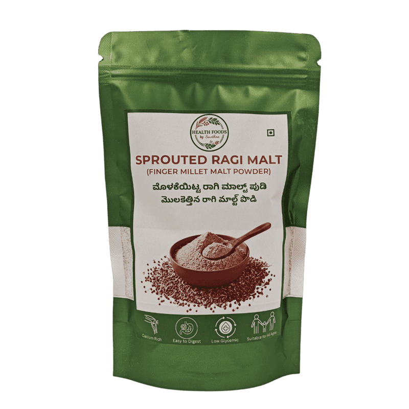 Sprouted Finger Millet (Ragi) Malt Powder (250 g)