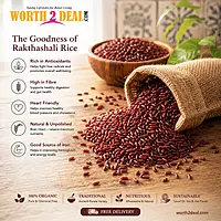 Worth2Deal Rakthashali Rice organic Kerala medicinal rice with free India shipping | Worth2Deal