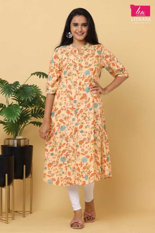 Mix n match printed aline kurtha (Pack of all sizes)