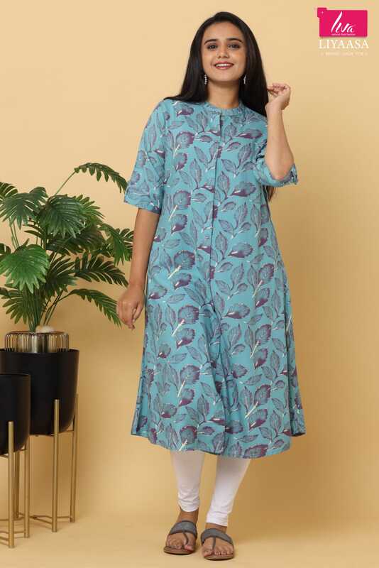 Floral printed aline kurtha ( Pack of all sizes )