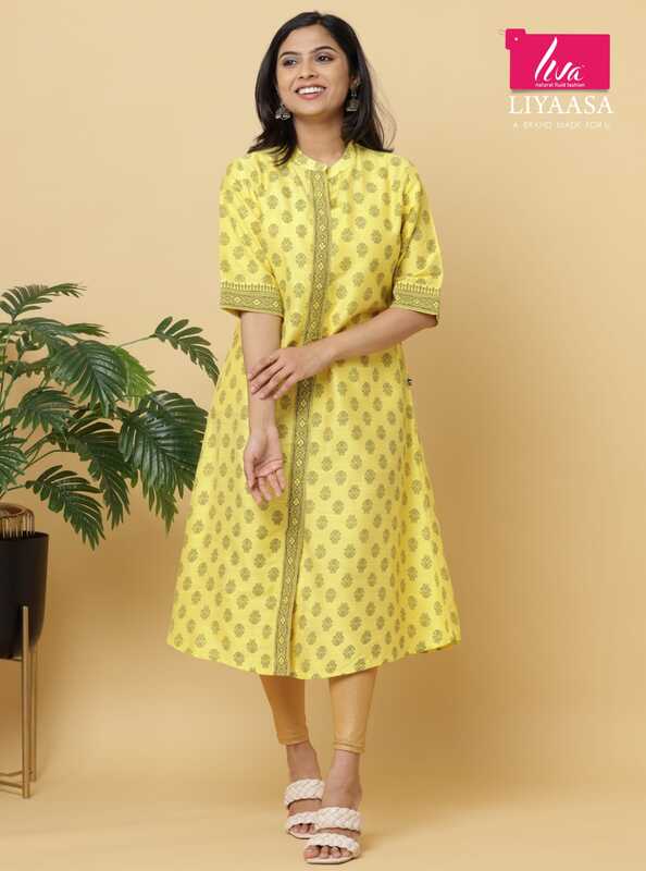 Butti printed aline kurtha (Pack of all sizes)