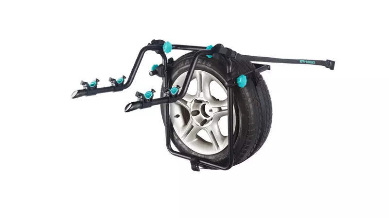 BEARACK RANGER PRO SPARE TIRE BIKE RACK-(BLACK)