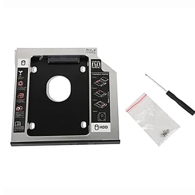 Ranz Caddy 12.7 MM Aluminium Hard Drive Enclosure (Blue, 12.5 Inch)