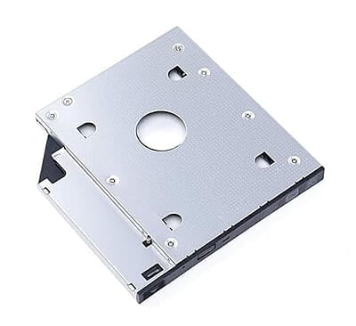 Ranz Caddy 12.7 MM Aluminium Hard Drive Enclosure (Blue, 12.5 Inch)