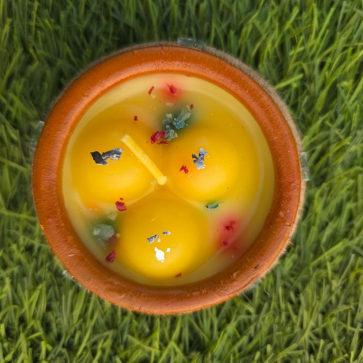 Diwali Candle - Mithai Sweets - Rasmalai- 2pc