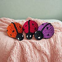 Crochet Ladybird Small Rattle
