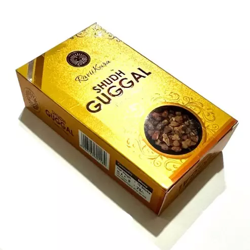 Raviikara SHUDH GUGGAL Premium Wet Dhoop (10 Sticks)