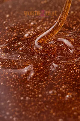 Close up texture of raw stingless bee honey Cheruthen