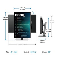 BenQ RD240Q 24 Inch WQXGA IPS Professional Monitor with HDR10