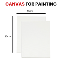 15x20cm Stretched Mini Canvas 280gsm