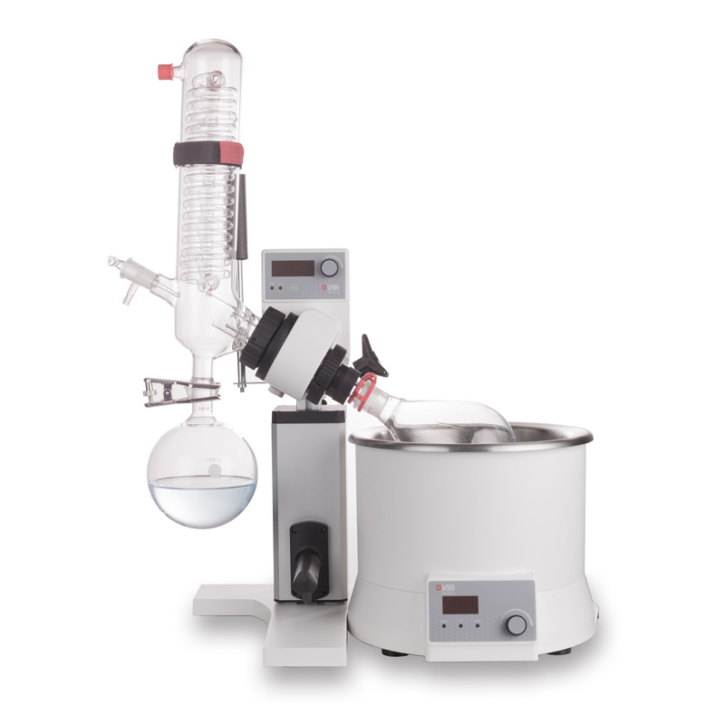 RE100-S Rotary Evaporator with Glassware Vertical includes condenser (1200cm²,1000ml)