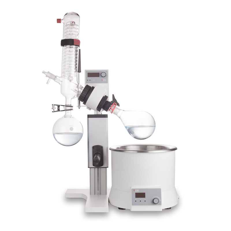 RE100-S Rotary Evaporator with Glassware Vertical includes condenser (1200cm²,1000ml)