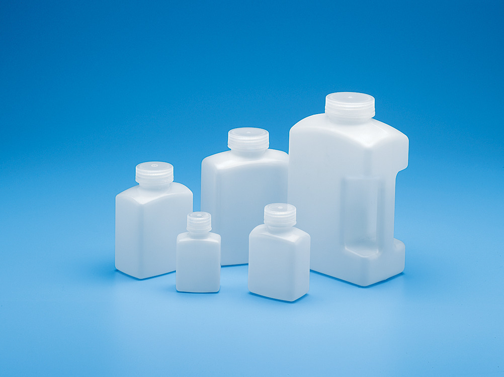 Bottle 1000ml, Rectangular WM HDPE with PP closure TARSONS 6/box