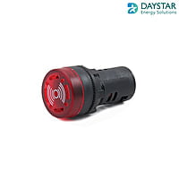 22.5mm BUZZER ILLUMINATED RED