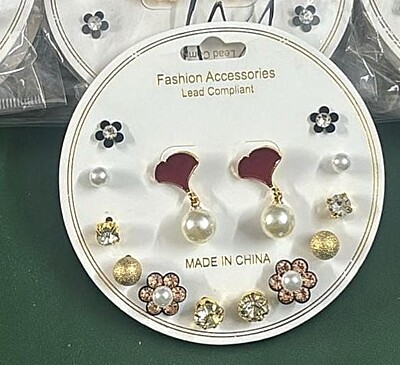 7 pair combo earrings perfect match for small girls and trendy college girls 7 pair combo earrings perfect match for small girls and trendy college girls