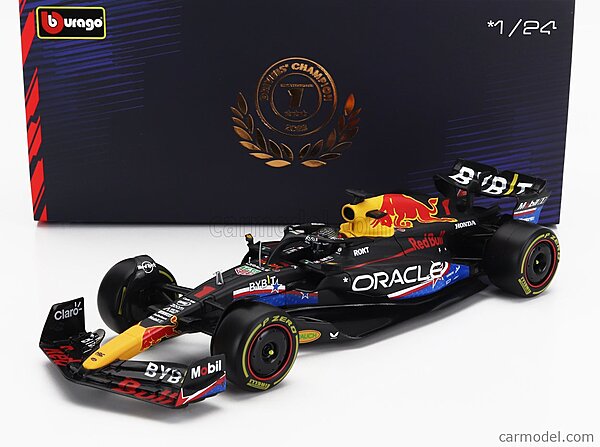 Red Bull RB19  with helmet Max Verstappen F1 1:24 Bburago