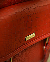 Red croco Bagpack