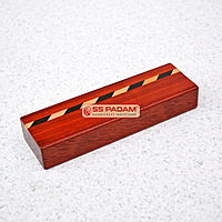 Padauk Wood Chinese Paperweight 12 Inch