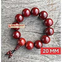 20mm Red Sandalwood (Lal Chandan) Bracelet