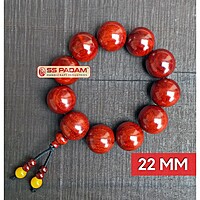 22mm Red Sandalwood (Lal Chandan) Bracelet