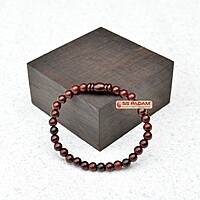 6mm Red Sandalwood Lal Chandan Bracelet