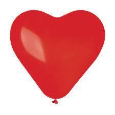 50 pcs red heart balloons for birthday, wedding, and events