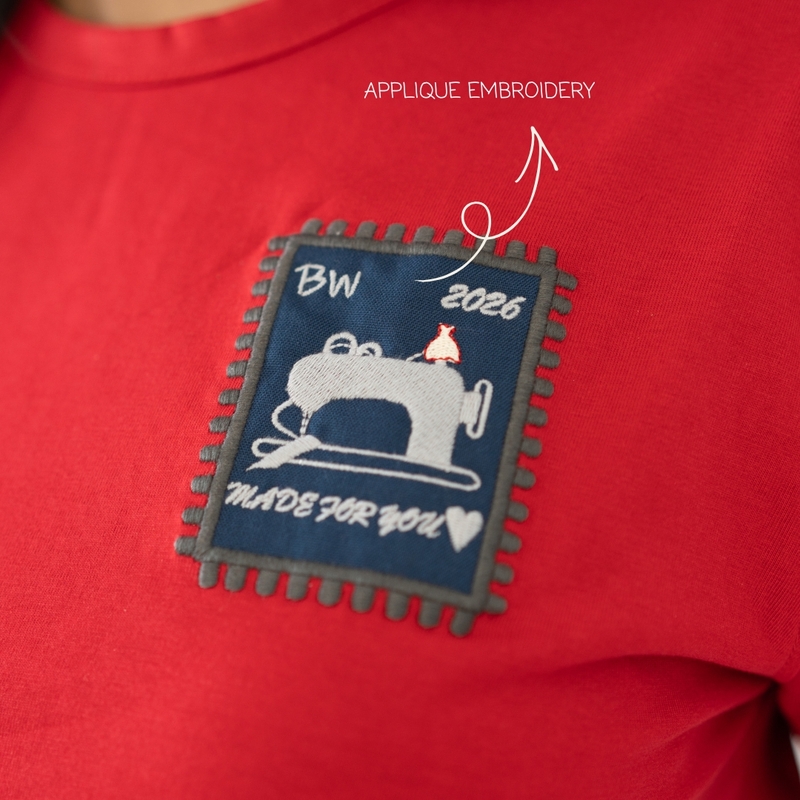 STAY IN- Red Tee